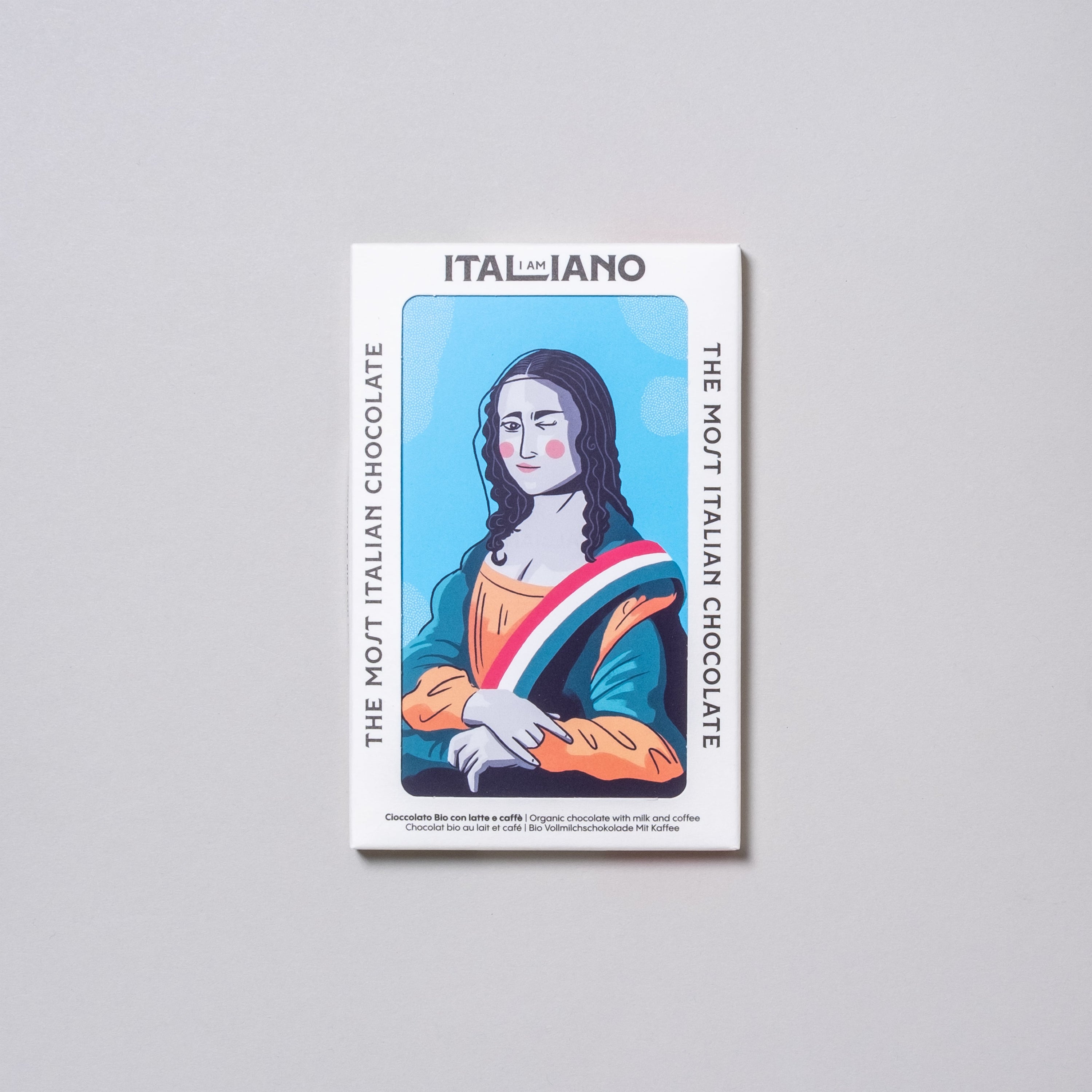 I am Italiano - Organic Chocolate with Milk and Coffee (Mona Lisa)