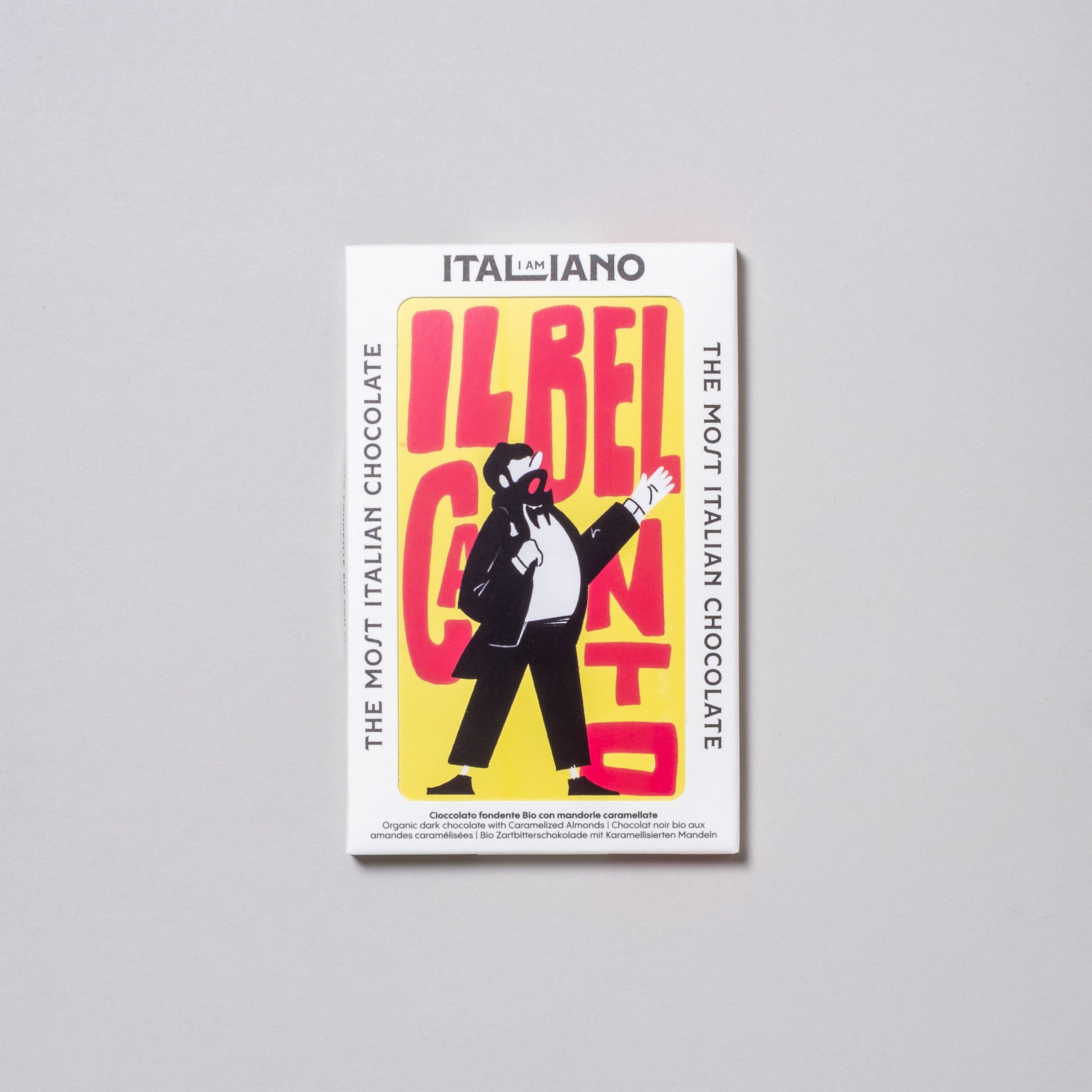 I am Italiano - Organic Dark Chocolate with Caramelized Almonds (Bel Canto)