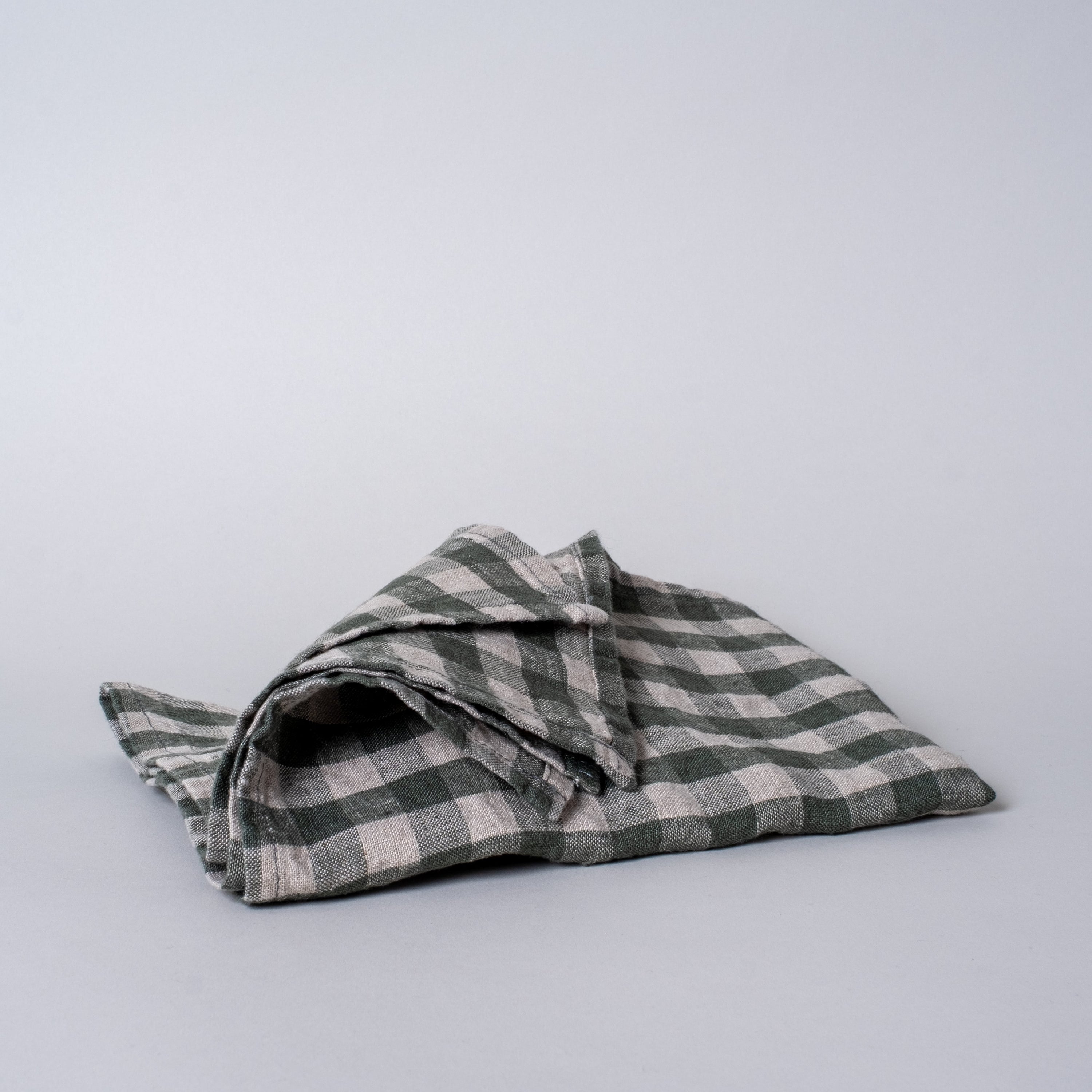 Kitchen Towel - Green Gingham